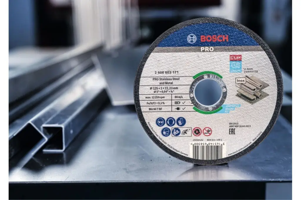 DISCO DE CORTE ABRASIVO PRO STAINLESS STEEL AND METAL, 150 X 1,6 X 22,23 MM, RECTO, OSA