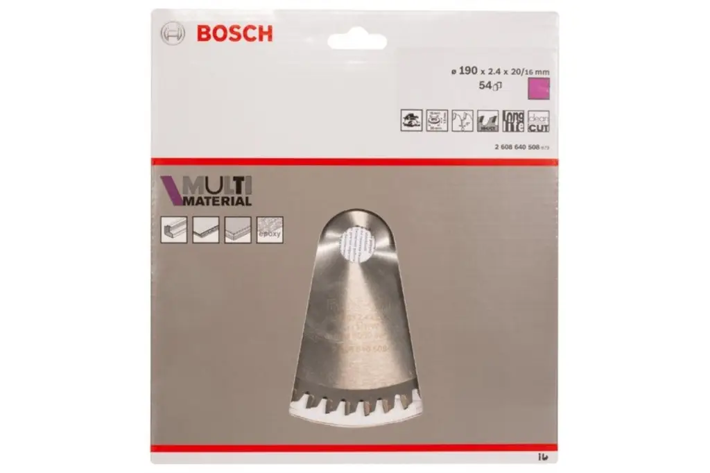 HOJA DE SIERRA CIRCULAR PRO MULTI MATERIAL, 190 X 2,4 X 20 MM