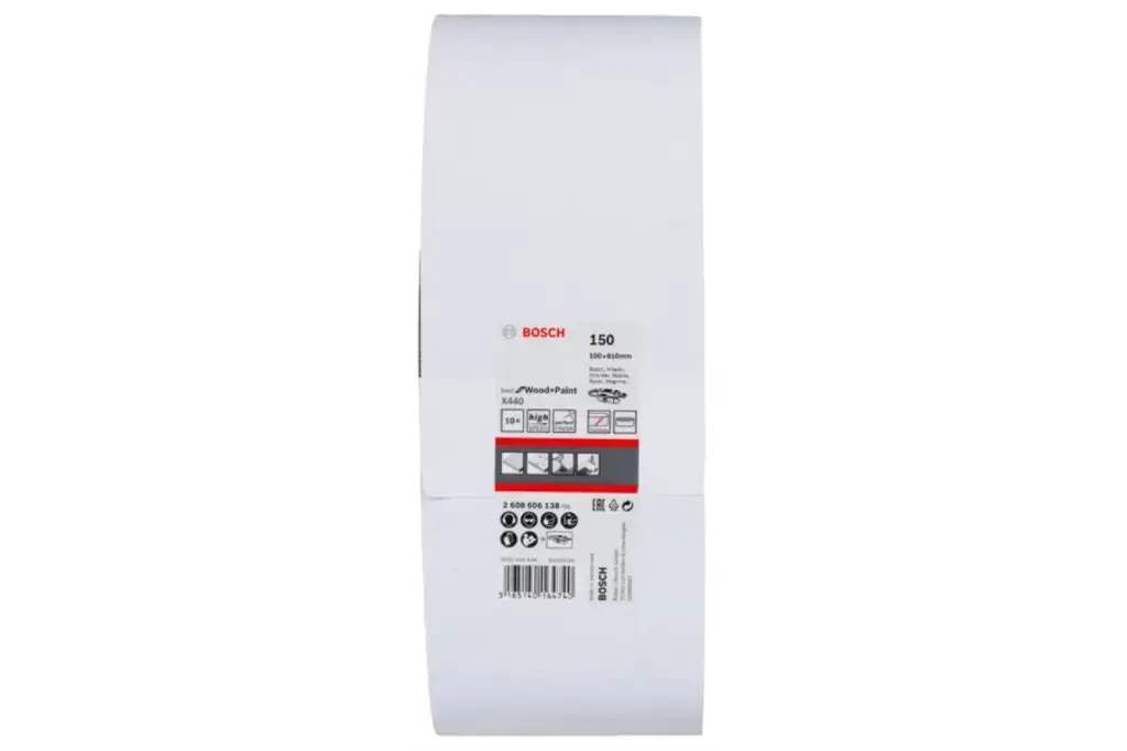 BANDA DE LIJA PRO X440, 100 X 610 MM, G150, 10 UNIDADES