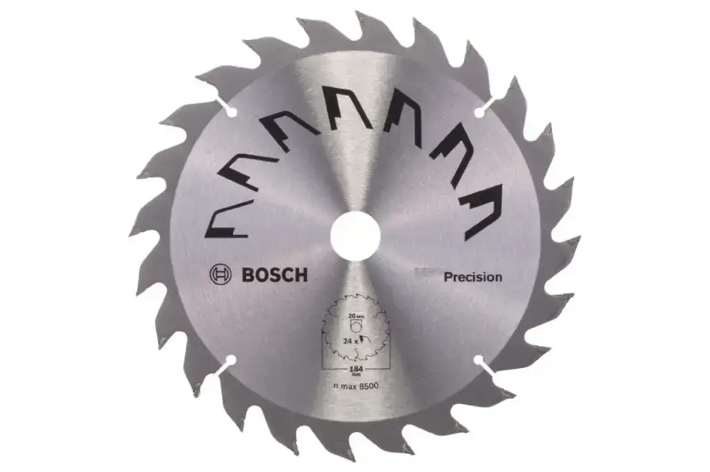 HOJA DE SIERRA CIRCULAR PRECISIOND = 184 MM; TALADRO= 16 MM; T = 24