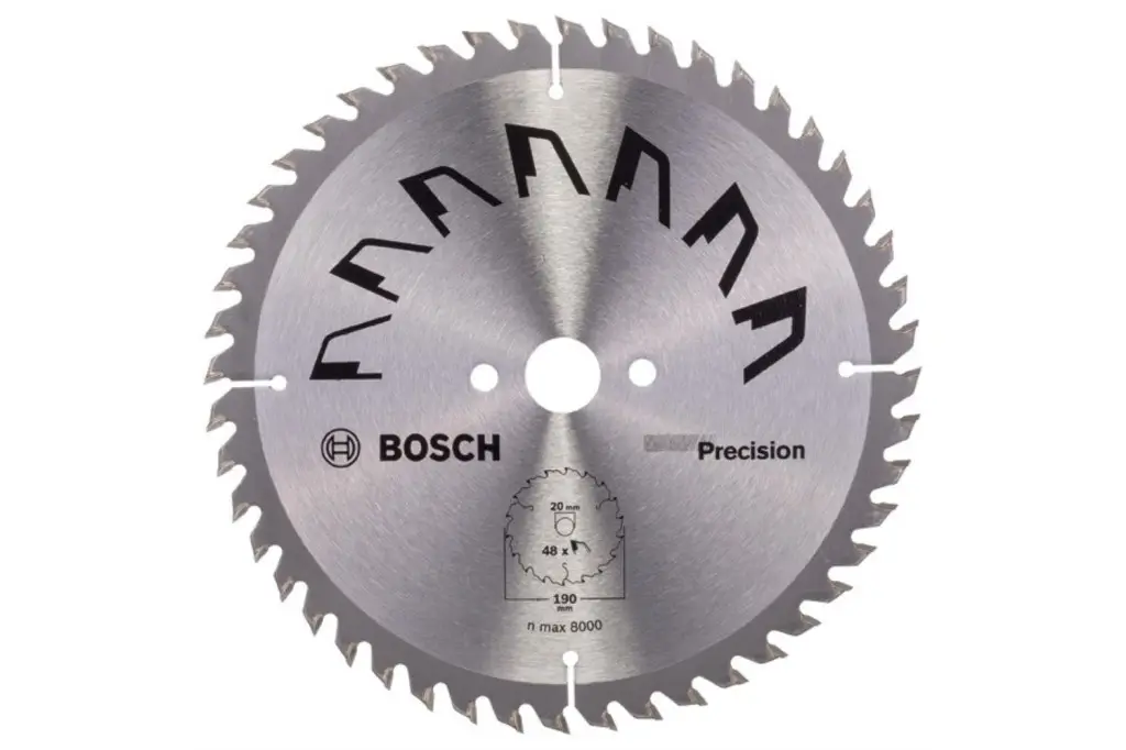 HOJA DE SIERRA CIRCULAR PRECISIOND = 190 MM; TALADRO= 20 MM; T = 48