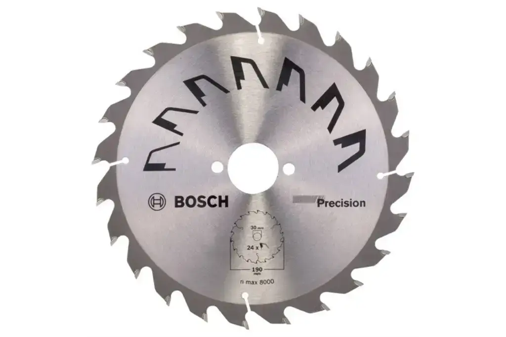 HOJA DE SIERRA CIRCULAR PRECISIOND = 190 MM; TALADRO= 30 MM; T = 24