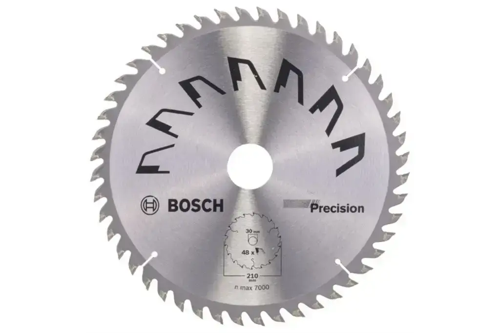 HOJA DE SIERRA CIRCULAR PRECISIOND = 210 MM; TALADRO= 30 MM; T = 48