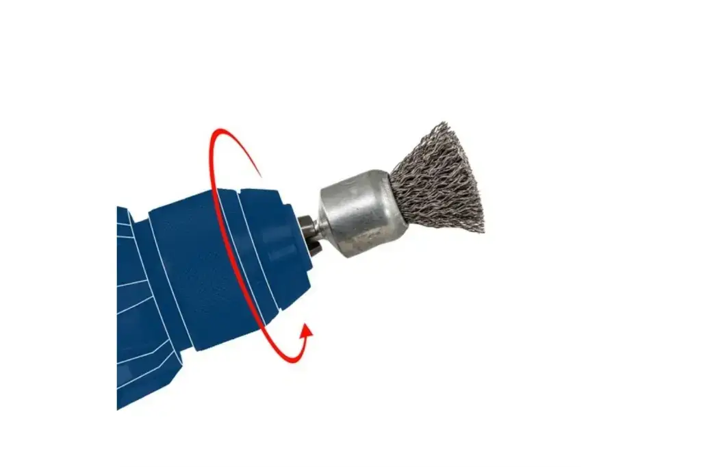 DISCO DE ALAMBRE PRO METAL CLEAN, VÁSTAGO DE INSERCIÓN RECTO, 100 X 0,3 MM