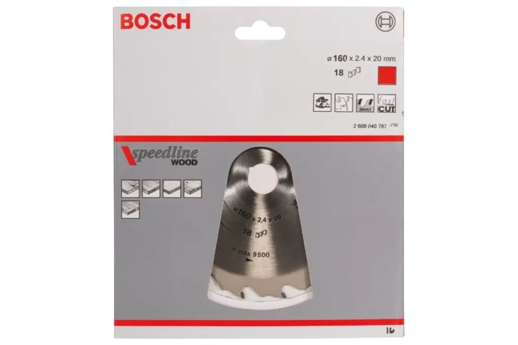 HOJA DE SIERRA CIRCULAR PRO WOOD, 160 X 2,2 X 20 MM, T18