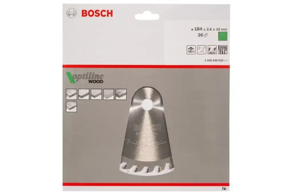 HOJA DE SIERRA CIRCULAR PRO WOOD, 184 X 2,6 X 16 MM, T36