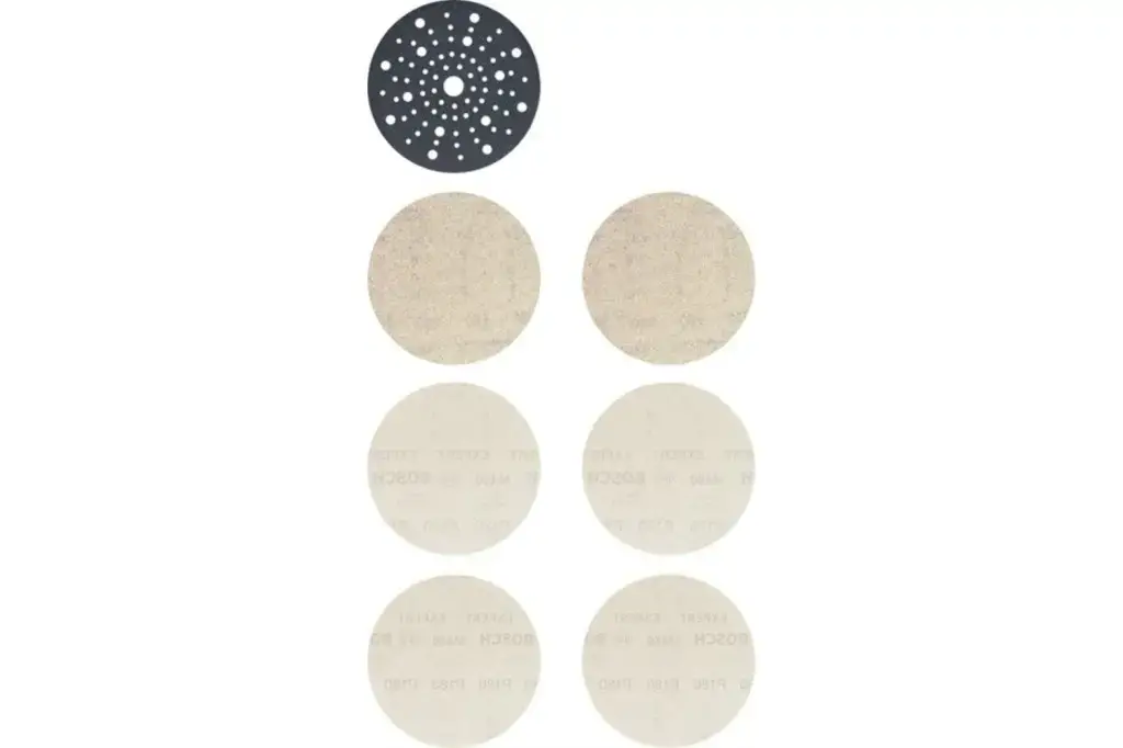 KIT DE INICIACIÓN EXPERT M480 PARA LIJADORAS EXCÉNTRICAS DE 150 MM, 7 UNIDADES