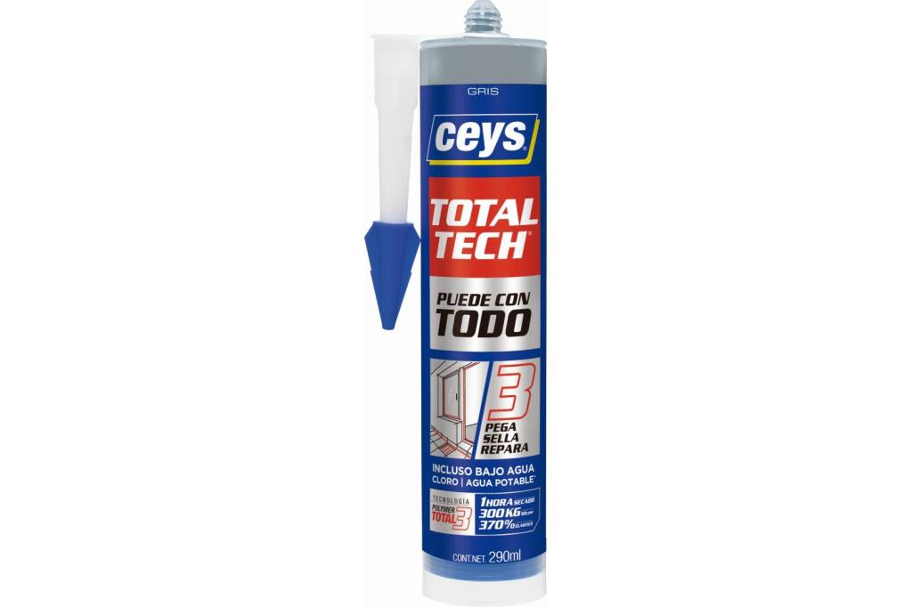 CEYS TOTAL TECH GRIS CARTUCHO 290ML