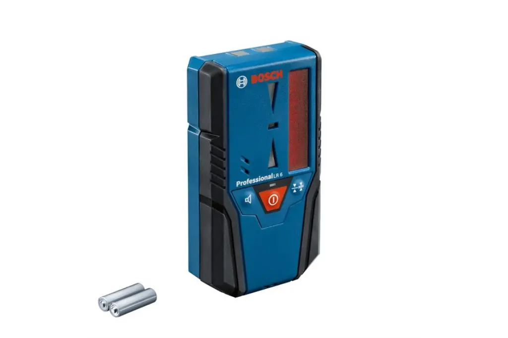BOSCH PROFESSIONAL RECEPTOR DE LÁSER LR 6 (PARA LÁSER ROJO, 2 PILAS AAA, ALCANCE: 5 - 50 M)
