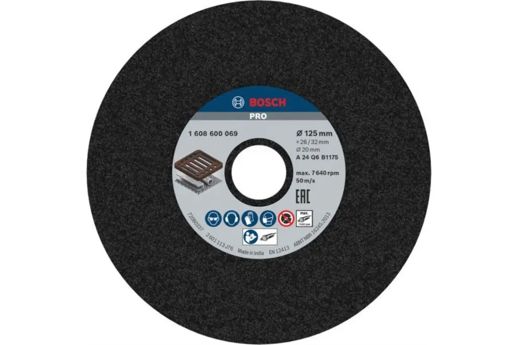 VASO DE DESBASTE PRO METAL, 125 X 26 X 20 MM, G24