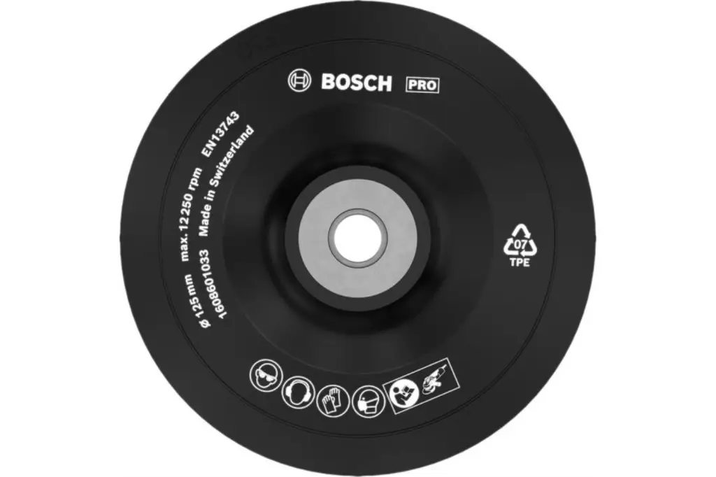 PLATO DE SOPORTE BLANDO PRO, 125 MM, M14