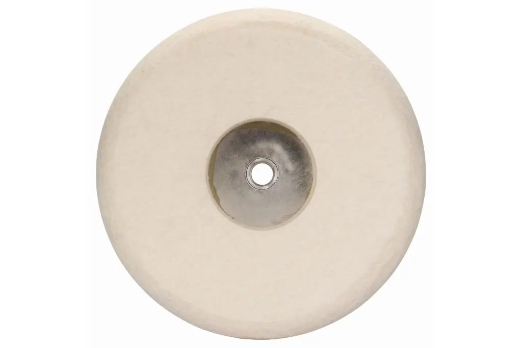 DISCO PULIDOR DE FIELTRO CON ROSCA M 14