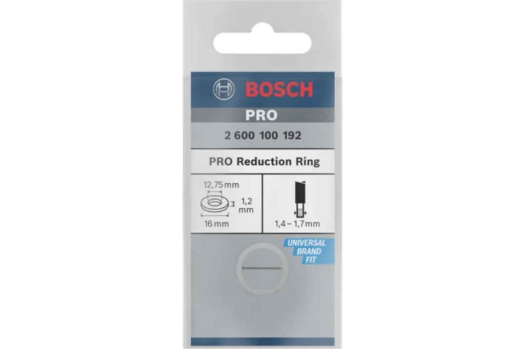 ANILLO REDUCTOR PARA HOJA DE SIERRA CIRCULAR PRO, 16 X 1,2 X 12,75 MM