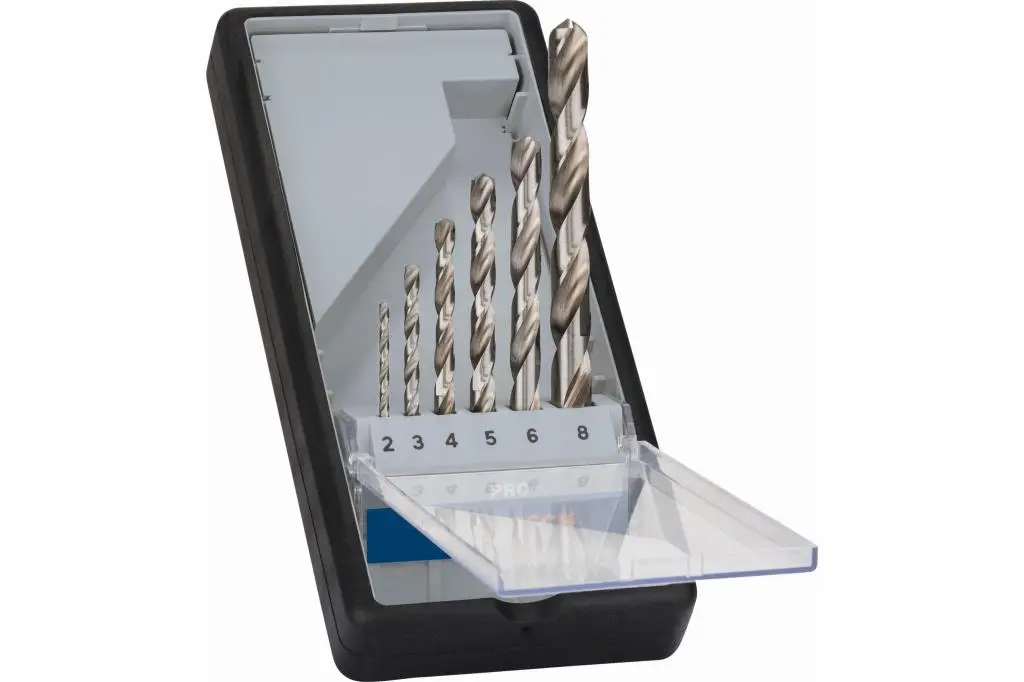 SET DE BROCAS HELICOIDALES PRO METAL HSS-G, 6 UDS.