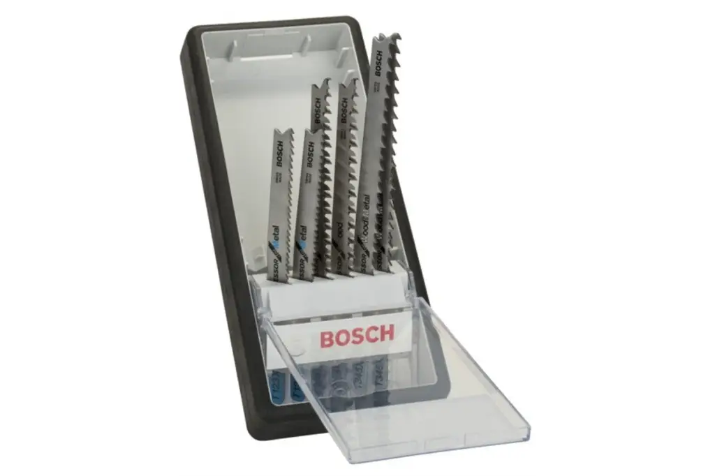 SET DE HOJAS DE SIERRA DE CALAR ROBUST LINE PROGRESSOR FOR WOOD AND METAL CON VÁSTAGO DE INSERCIÓN EN T, 6 UNIDADES