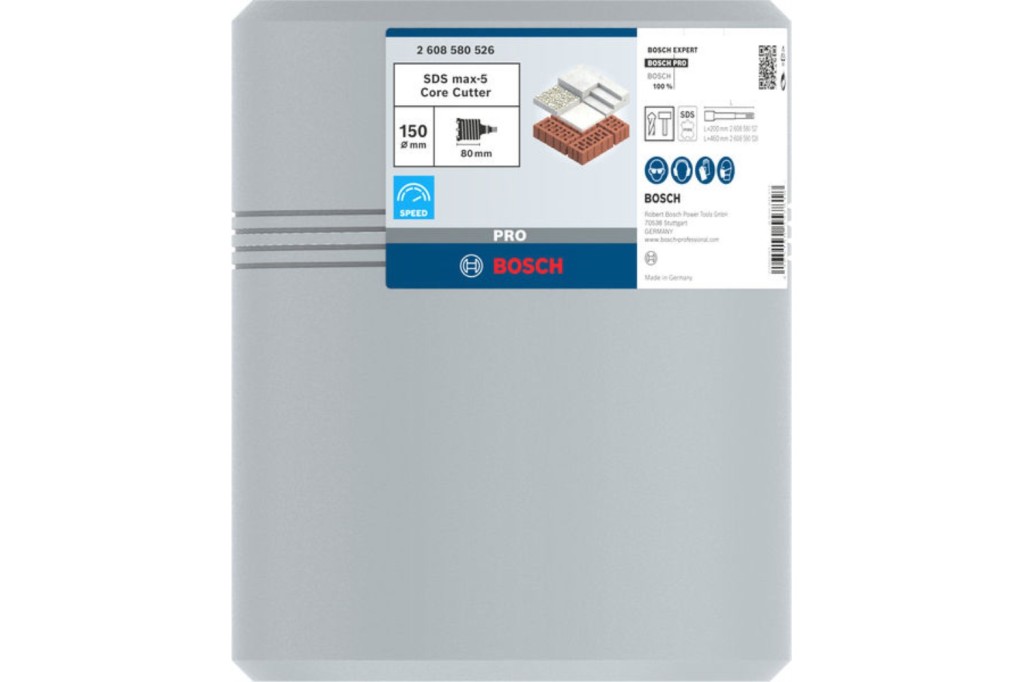 PRO SDS MAX-5 CORE CUTTER, 150 X 80 X 92 MM