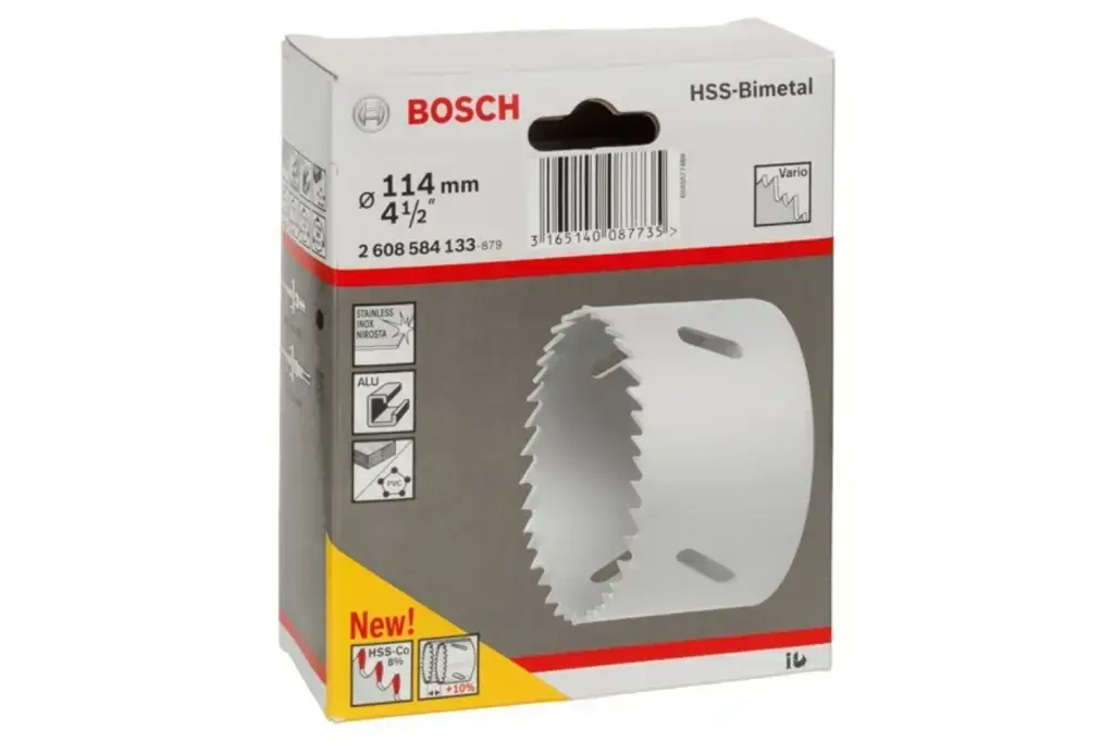 CORONA HSS BIMETÁLICA ESTANDAR: 114MM