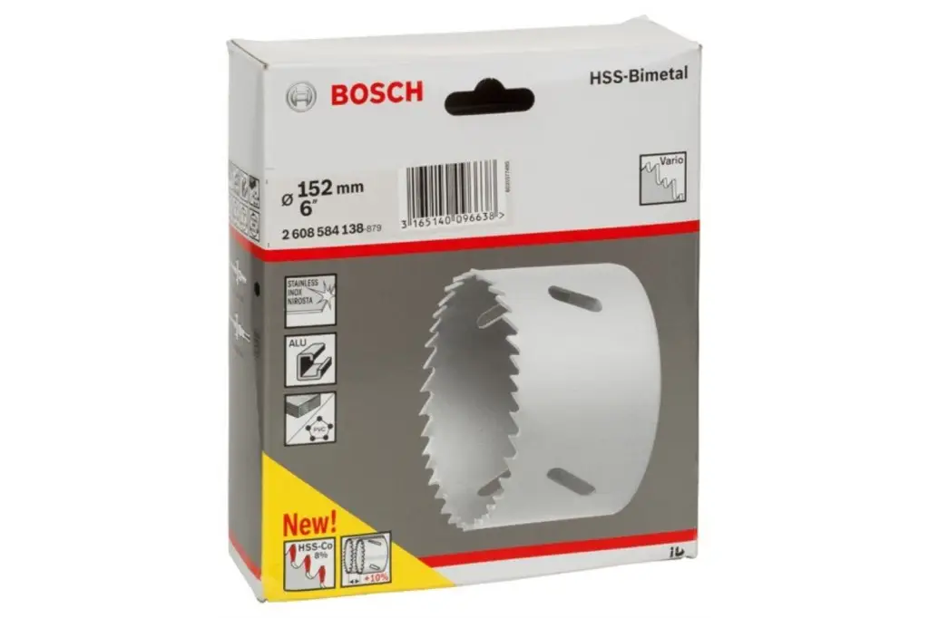 CORONA HSS BIMETÁLICA ESTANDAR: 152MM