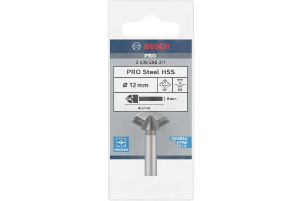 BROCA AVELLANADORA PRO STEEL HSS, 12 X 40 MM, M6