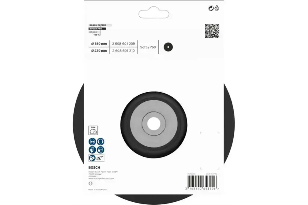 PLATO DE SOPORTE BLANDO PRO, 180 MM, M14