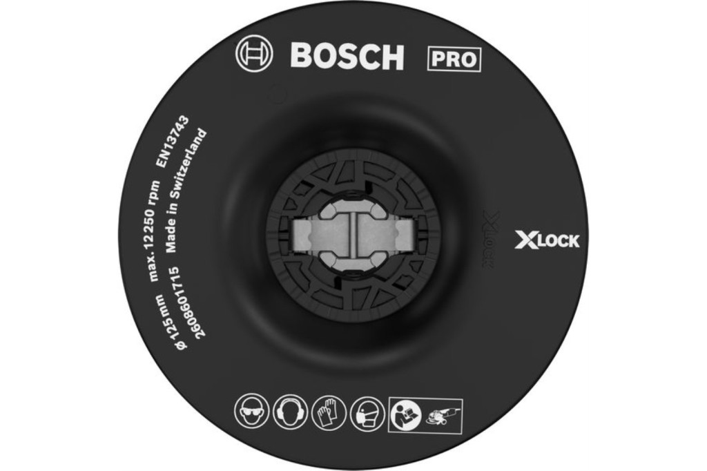 PLATO DE SOPORTE MEDIO PRO, 125 MM, X-LOCK