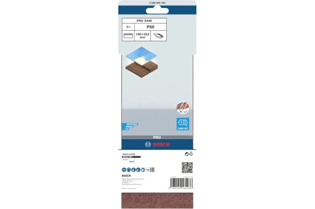 BANDA DE LIJA PRO X440, 100 X 552 MM, G60, 3 UNIDADES
