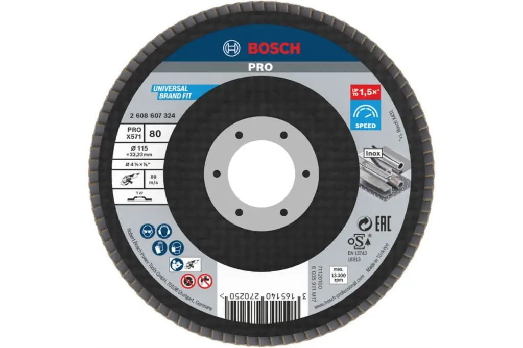 DISCO DE LÁMINAS PRO X571, 115 MM, G80