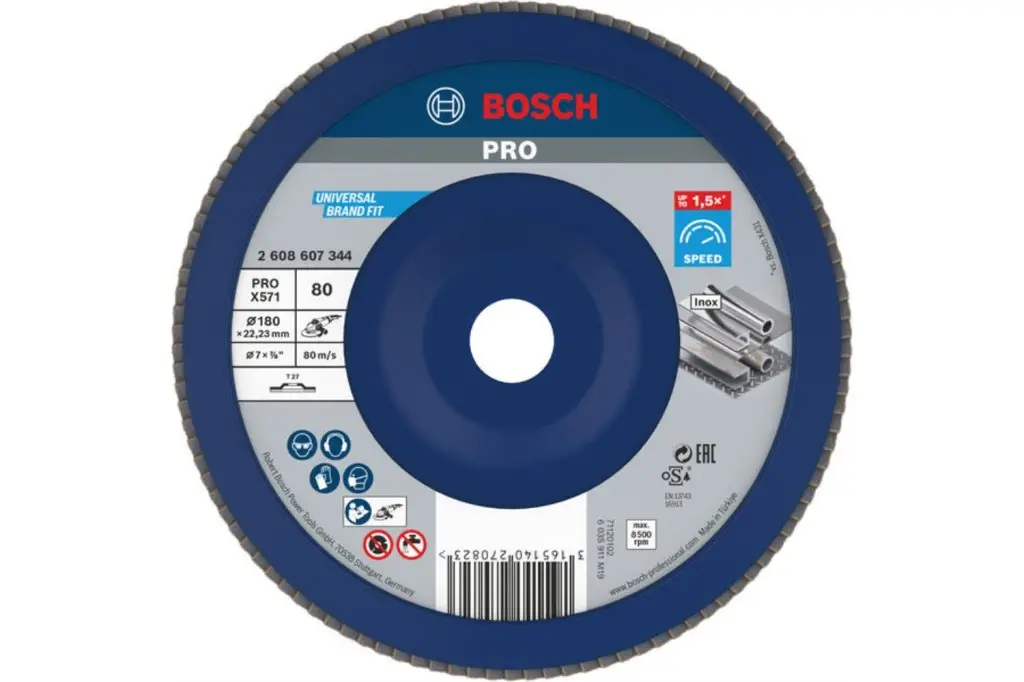 DISCO DE LÁMINAS PRO X571, 180 MM, G80