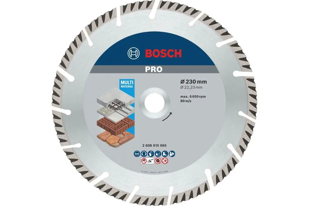 DISCO DE CORTE CON DIAMANTE PRO MULTI MATERIAL, 230 X 22,23 MM