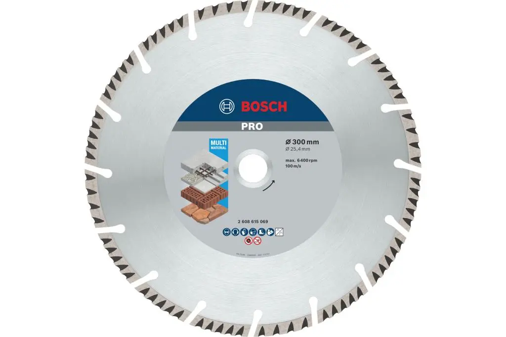 DISCO DE CORTE CON DIAMANTE PRO MULTI MATERIAL, 350 X 25,4 MM