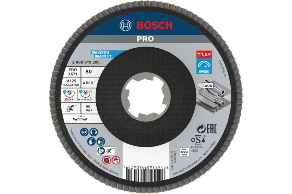 DISCO DE LÁMINAS PRO X571, 125 MM, G80, X-LOCK