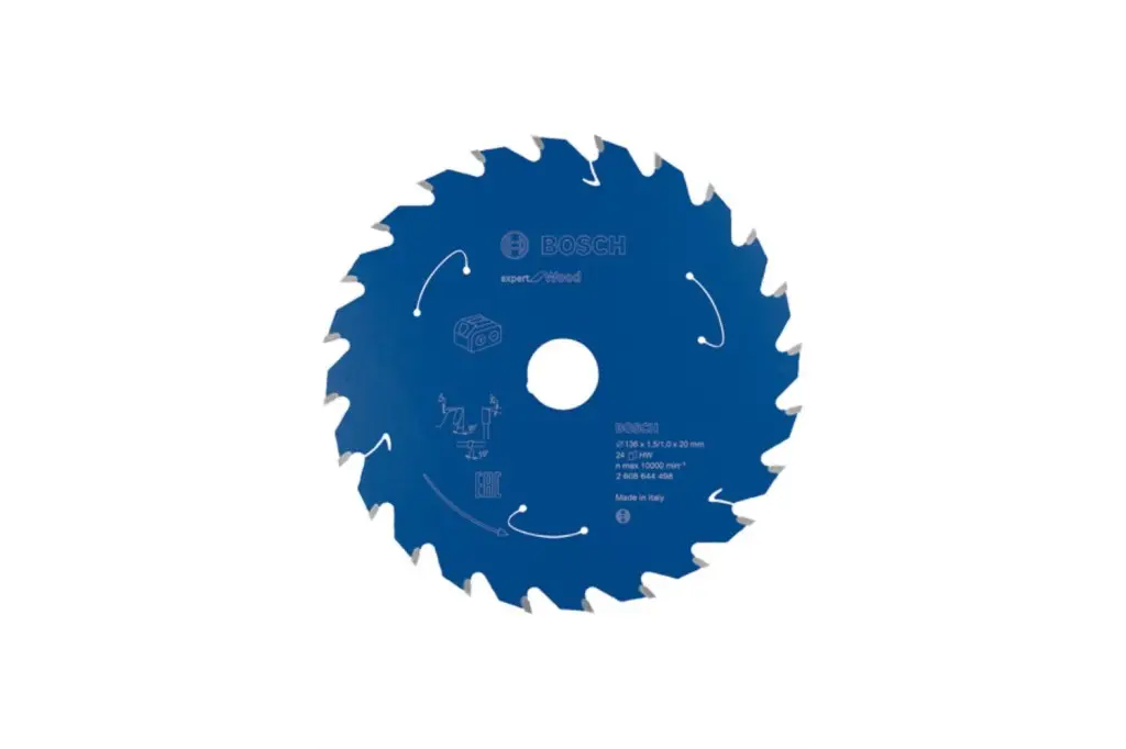 DISCO DE SIERRA CIRCULAR EXPERT FOR WOOD PARA SIERRAS SIN CABLES 136 X 1,5/1 X 20 T24