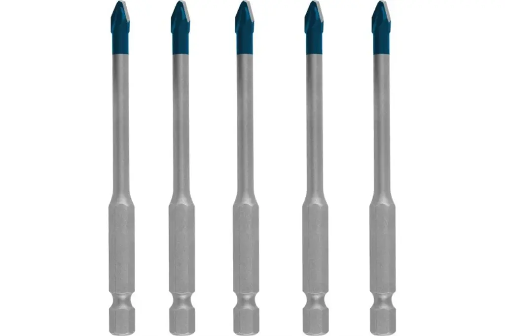 SET DE BROCAS PARA TEJAS EXPERT HEX-9 HARDCERAMIC DE 5 MM, 5 UNIDADES