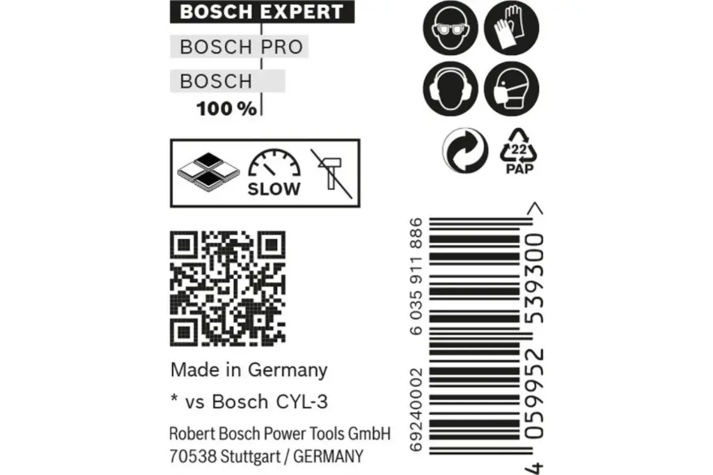 BROCA EXPERT CYL-9 MULTICONSTRUCTION DE 4 X 40 X 75 MM, 10 UNIDADES