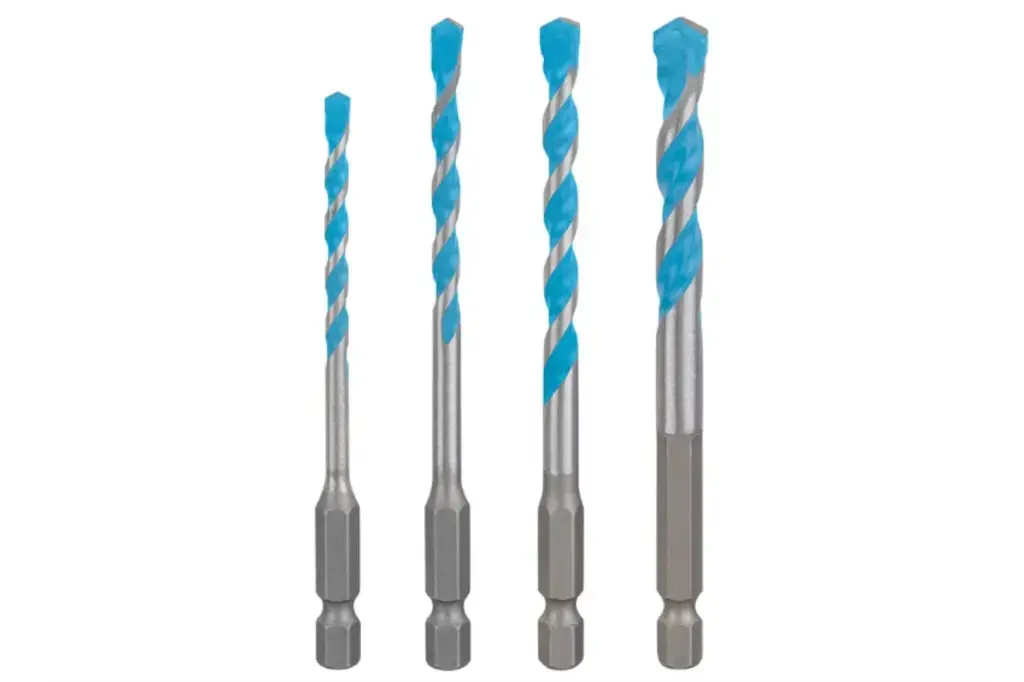 SET DE 4 BROCAS EXPERT HEX-9 MULTI CONSTRUCTION DE 4/5/6/8 MM