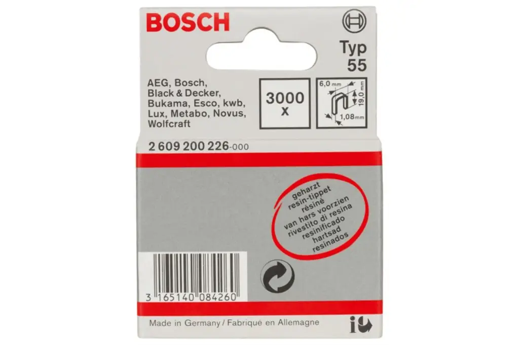 GRAPA DE LOMO ESTRECHO TIPO 55 RESINIFICADA