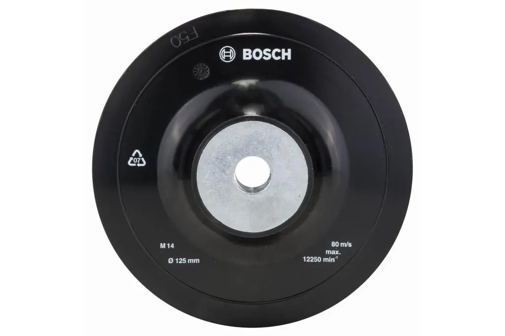 PLATO LIJADOR PARA AMOLADORAS ANGULARES, SISTEMA DE SUJECIÓN, 125 MM