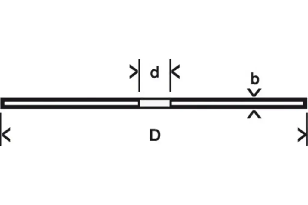 DISCO DE CORTE RECTO, INOXIDABLED = 125 MM; GROSOR= 1,0 MM