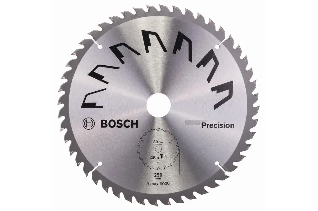 HOJA DE SIERRA CIRCULAR PRECISIOND = 250 MM; TALADRO= 30 MM; T = 48