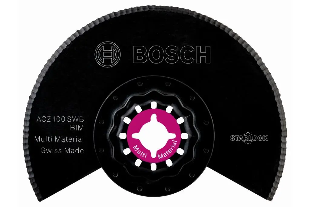 CUCHILLA CON DIENTES ONDULADOS BIMETÁLICOS STARLOCK BIM ACZ 100 SWB100 MM