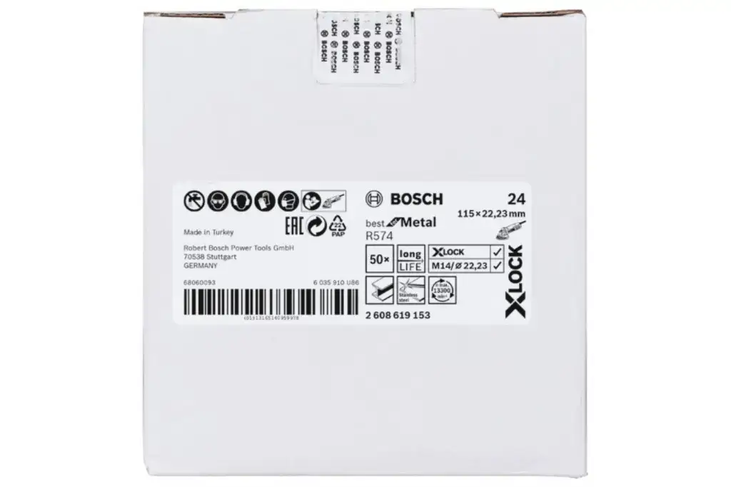 DISCO DE FIBRA PRO R574 X-LOCK, 115 MM, G24