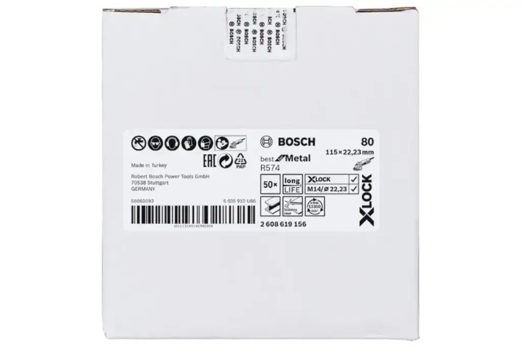 DISCO DE FIBRA PRO R574 X-LOCK, 115 MM, G80