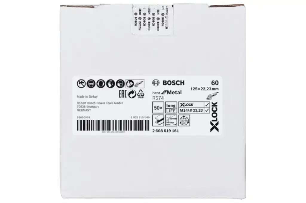 DISCO DE FIBRA PRO R574 X-LOCK, 125 MM, G60