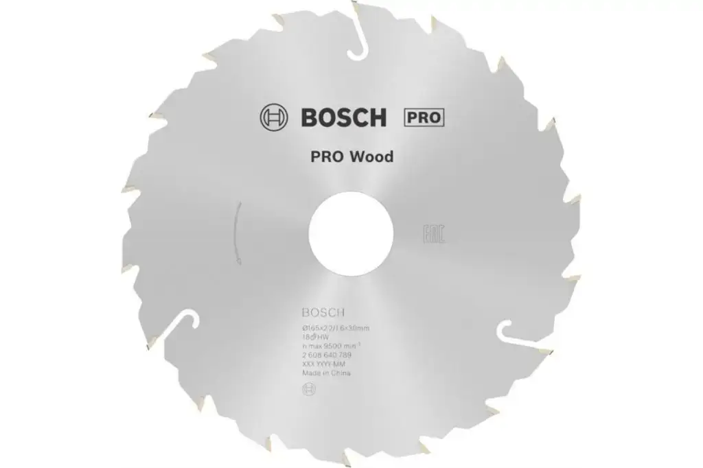 HOJA DE SIERRA CIRCULAR PRO WOOD, 165 X 2,2 X 30 MM, T18