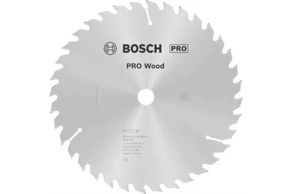 HOJA DE SIERRA CIRCULAR PRO WOOD, 184 X 2,6 X 16 MM, T36