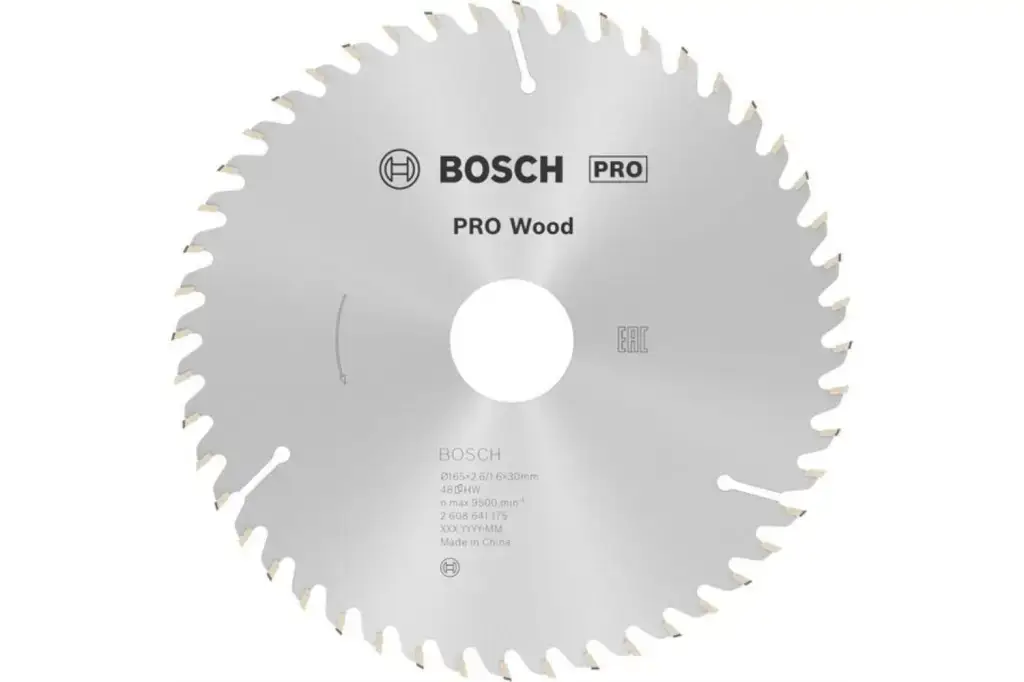 HOJA DE SIERRA CIRCULAR PRO WOOD, 165 X 2,6 X 30 MM, T48