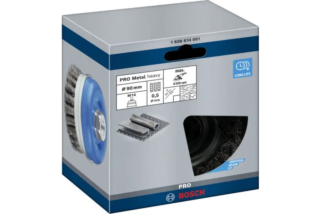 CEPILLO DE VASO PRO METAL HEAVY, 90 X 0,5 MM, ROSCA