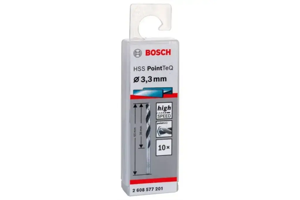 BROCA HELICOIDAL HSS POINTTEQ 3,3 MM