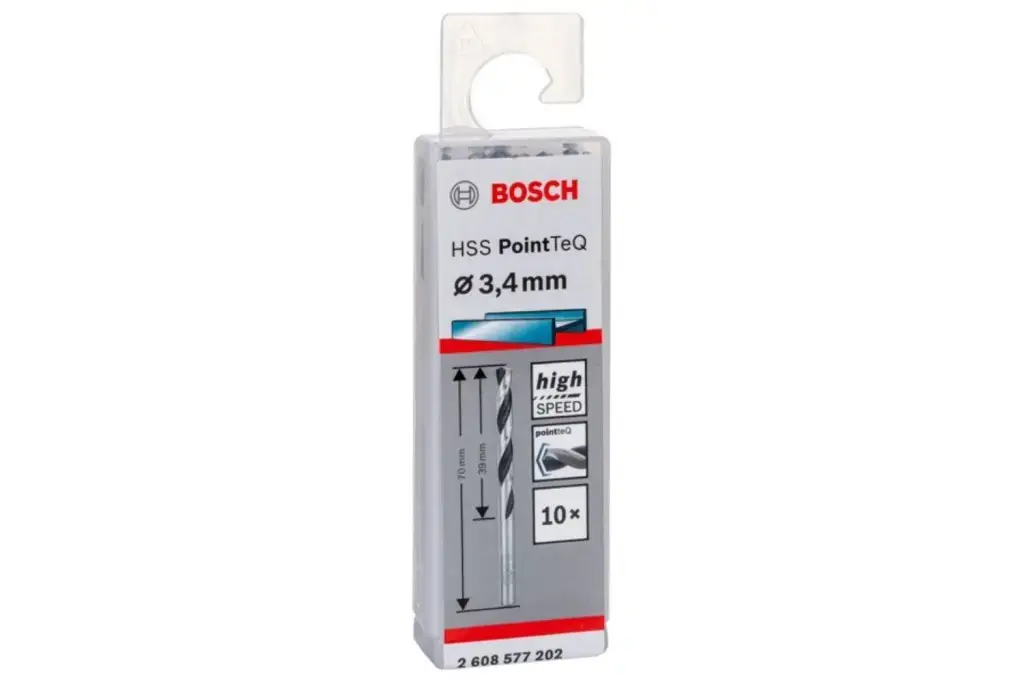 BROCA HELICOIDAL HSS POINTTEQ 3,4 MM