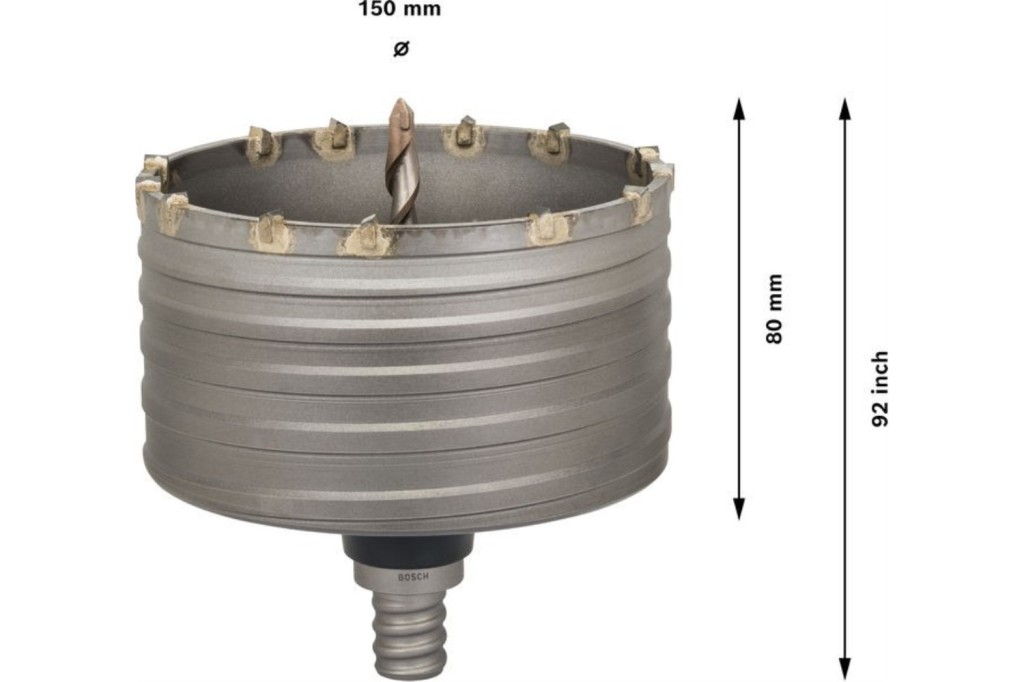 PRO SDS MAX-5 CORE CUTTER, 150 X 80 X 92 MM